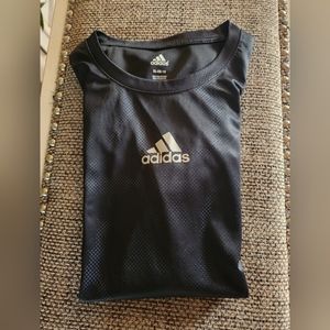 NWOT Adidas Athletic Shirt Black Juniors XL